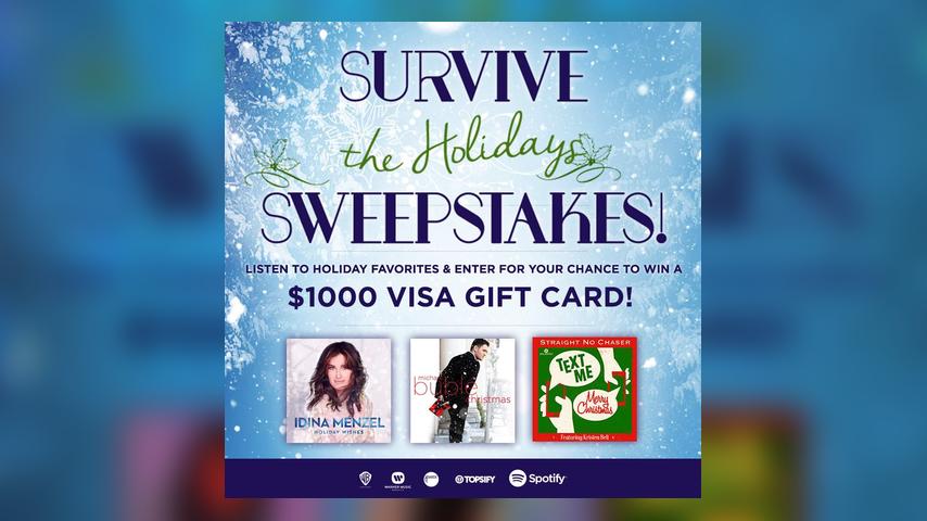 Have a Holly, Jolly Spotify Holiday with a Chance to Win a $1,000 VISA Gift Card